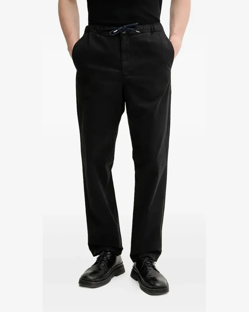 Paul Smith Gerade Hose mit Kordelzug - Schwarz Schwarz