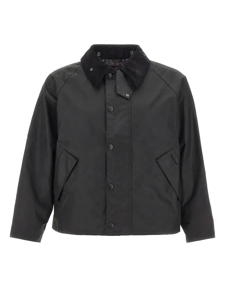 Barbour Gewachste Transport Jacke - Schwarz Schwarz