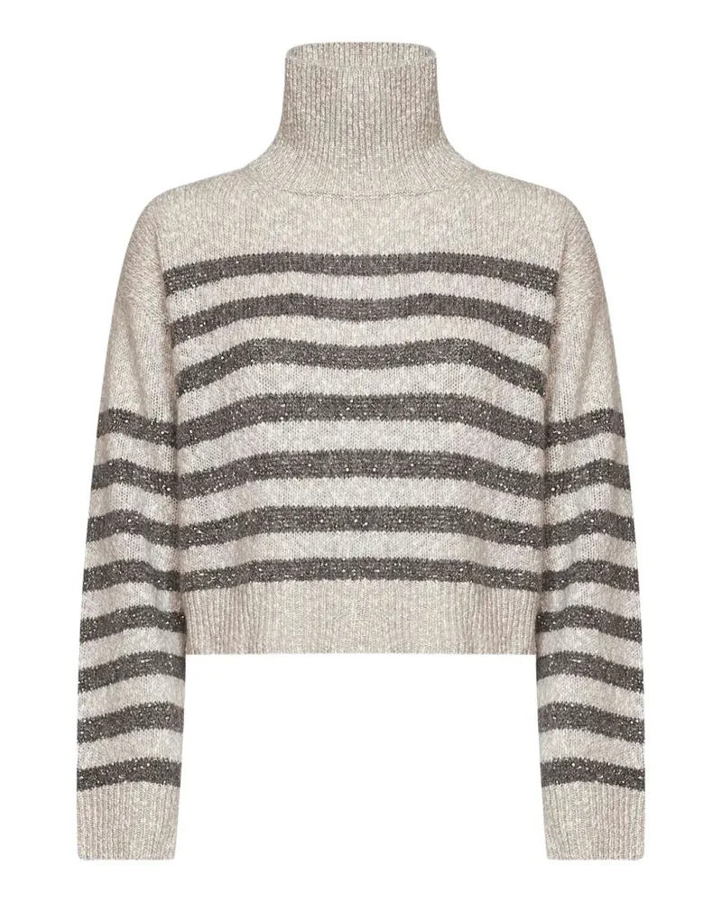 Brunello Cucinelli Klassischer Pullover - Nude Nude
