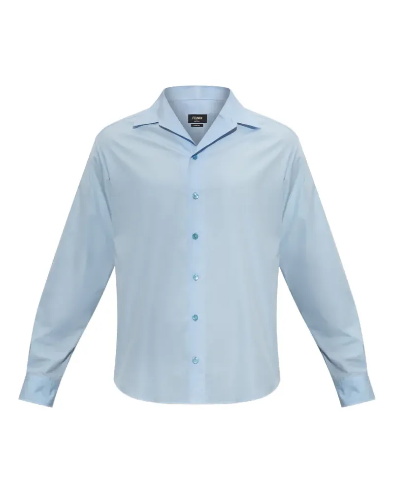 Fendi Klassisches Hemd - Blau Blau