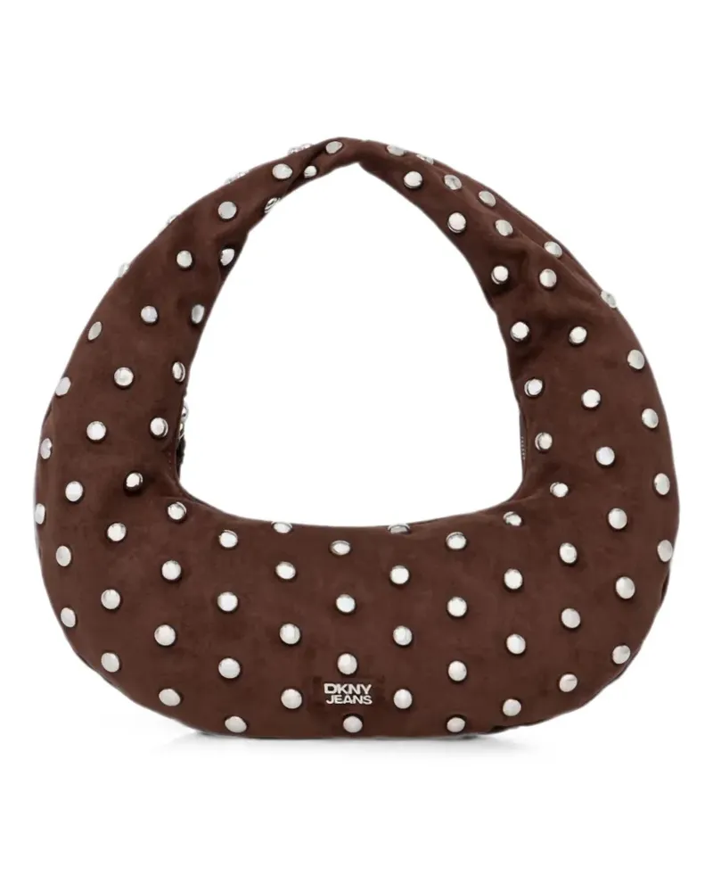 DKNY Katya stud-embellished tote bag - Braun Braun