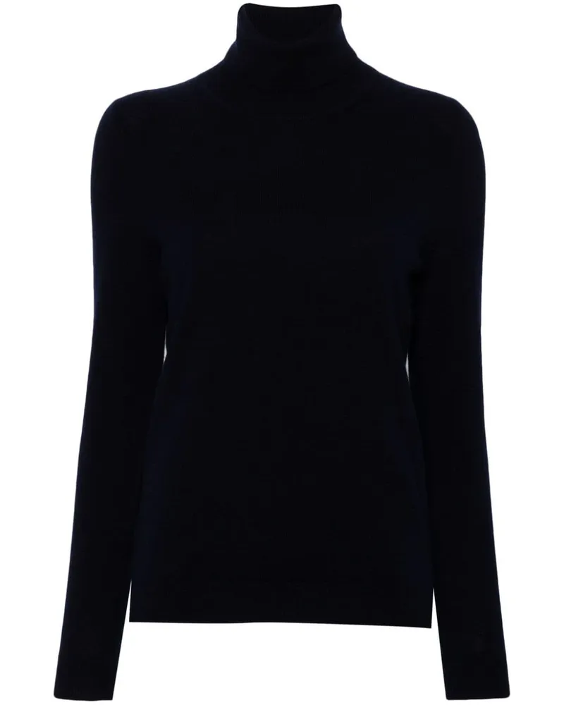 Eric Bompard Classic Rollkragenpullover Blau