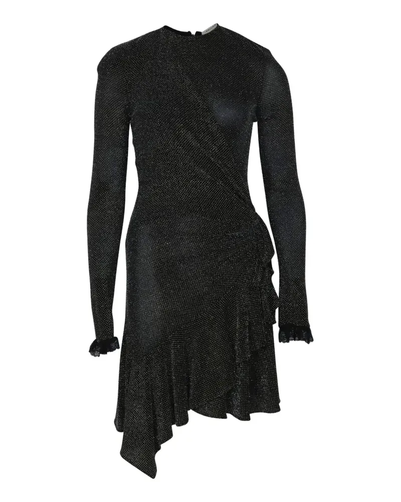 Philosophy Di Lorenzo Serafini Asymmetrisches Kleid mit Rüschen - Schwarz Schwarz