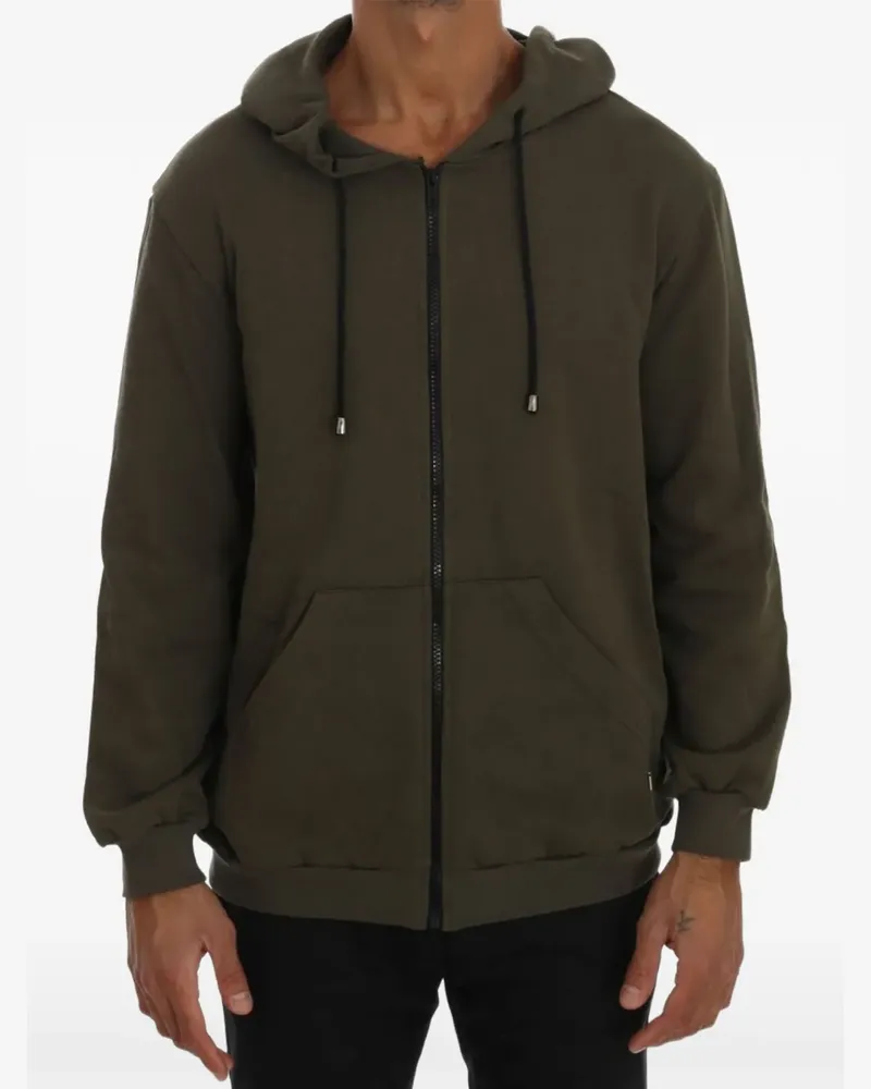 Daniele Alessandrini Kapuzenjacke mit Kordelzug - Grün Grün
