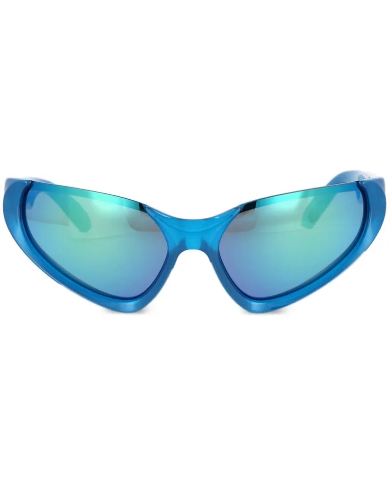 Balenciaga Xpander Cat-Eye-Sonnenbrille - Blau Blau