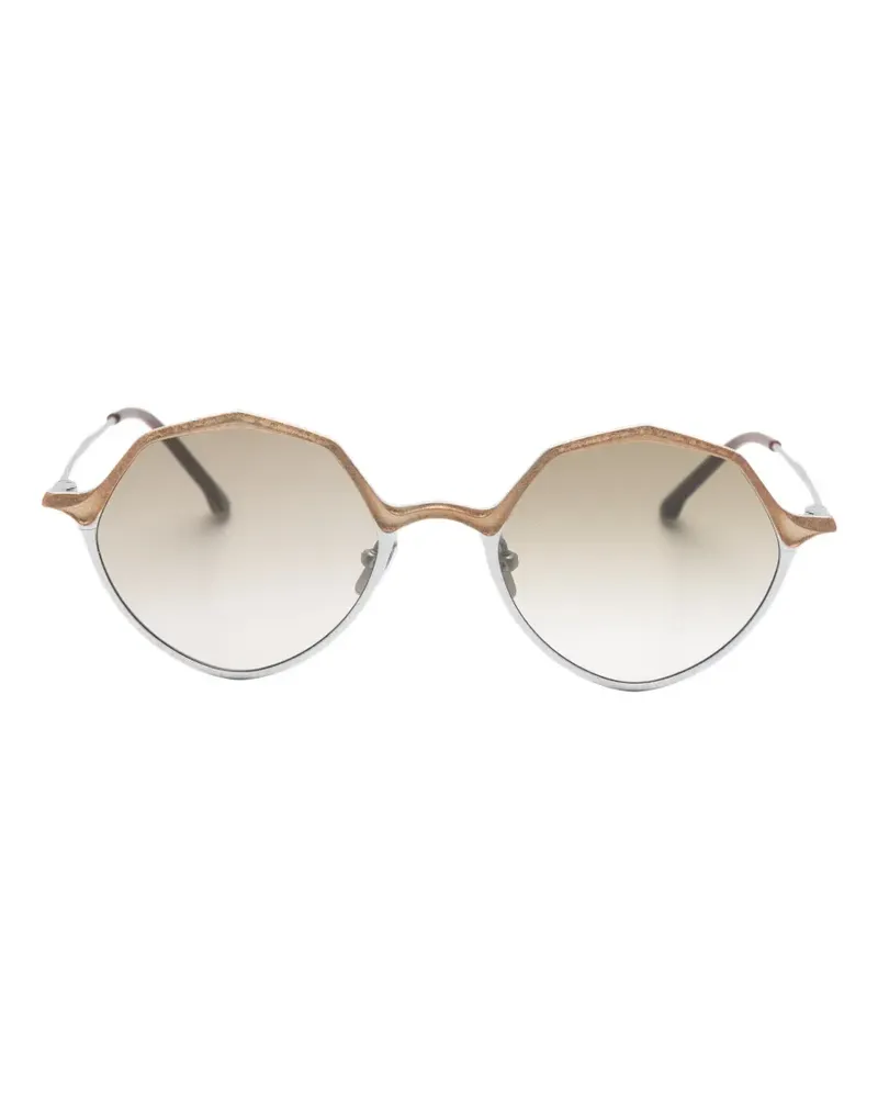 RIGARDS geometric-frame sunglasses - Silber Silber