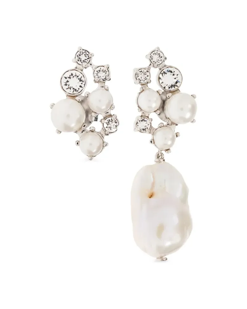 Givenchy Ohrringe mit Perle - Silber Silber