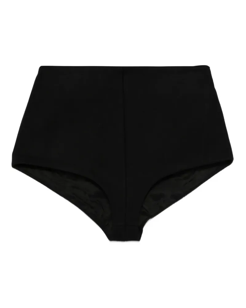 ANDAMANE Kurze High-Waist-Shorts - Schwarz Schwarz