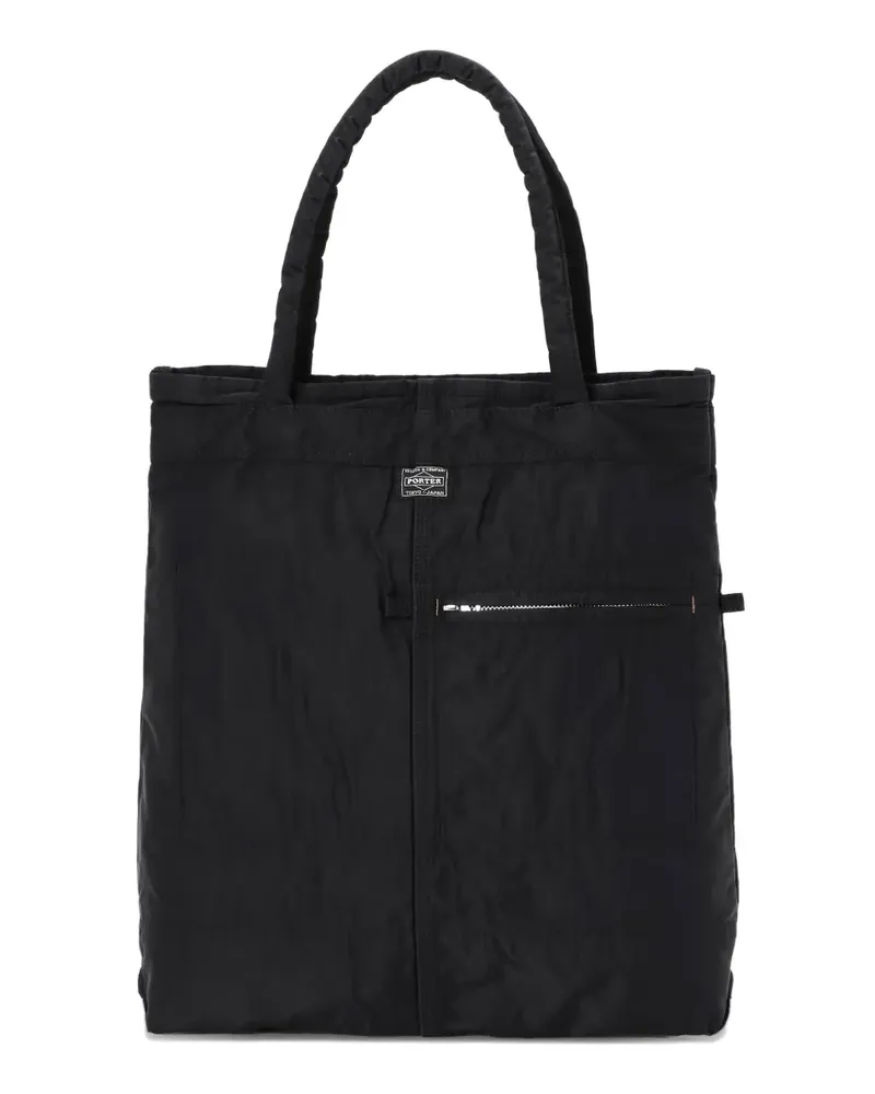 PORTER-YOSHIDA & CO Tote Bag mit Reißverschluss - Schwarz Schwarz