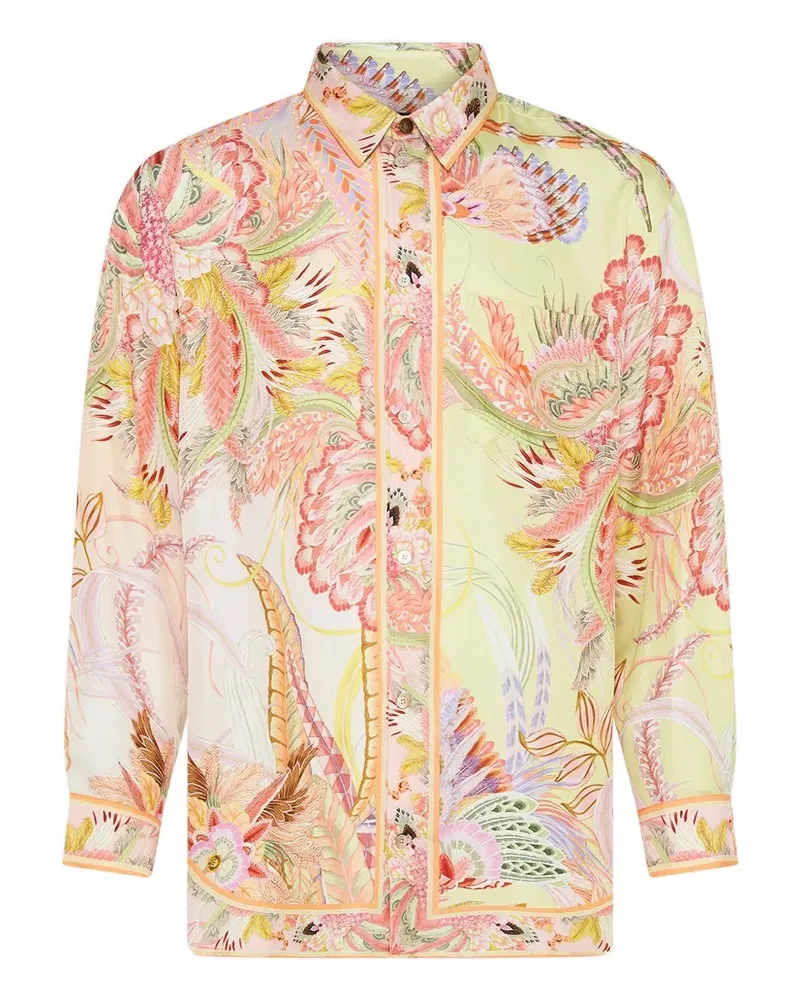 Camilla Oversized-Hemd mit Print - Nude Nude