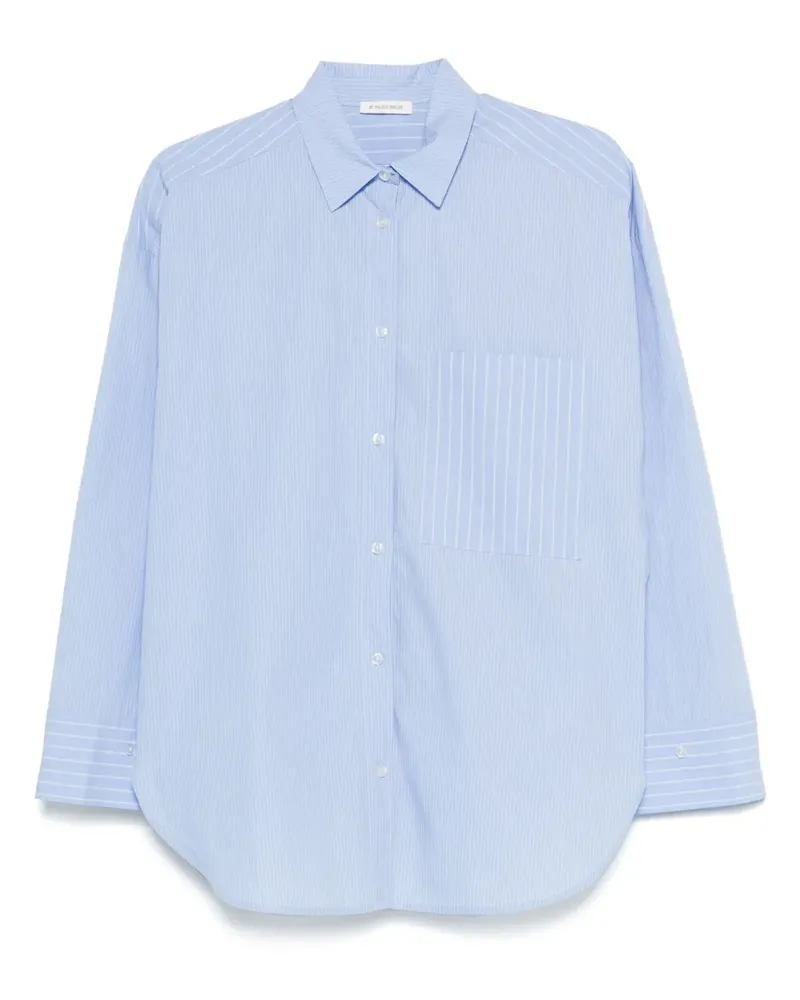By Malene Birger Derris Hemd - Blau Blau