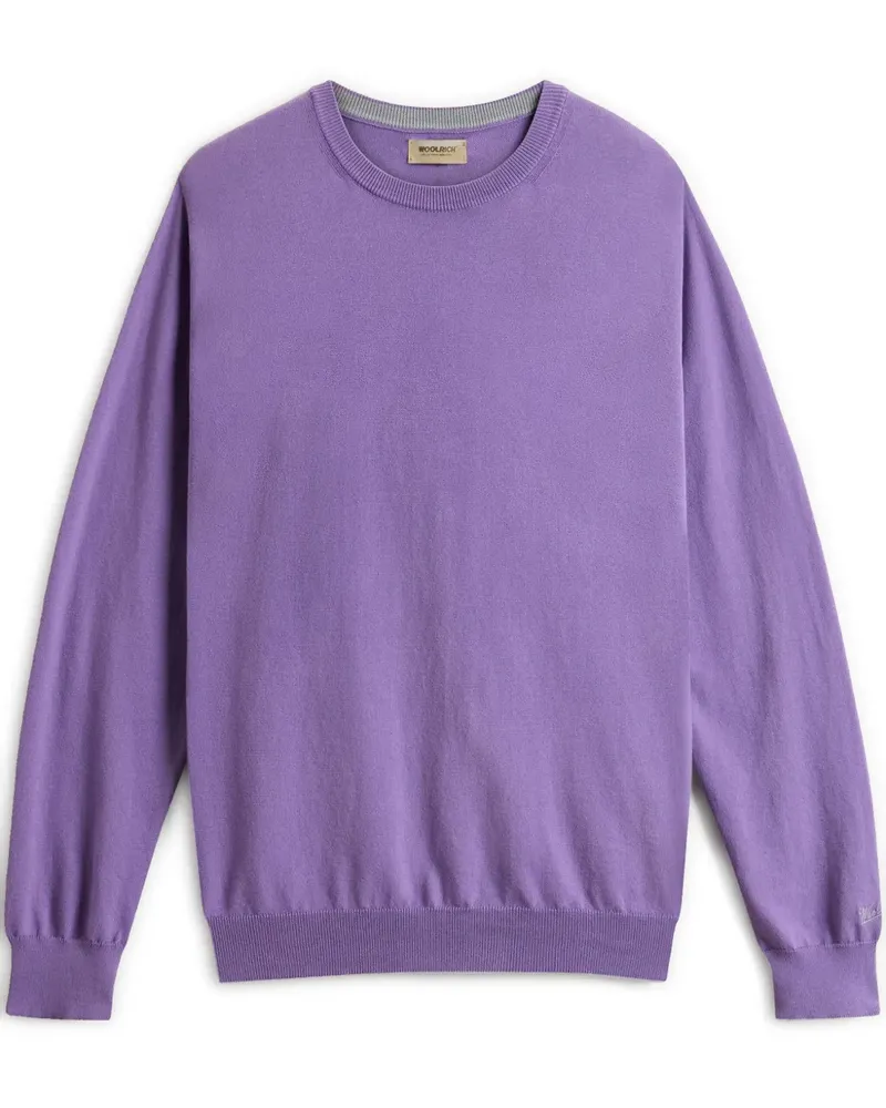 Woolrich Sweatshirt mit Logo-Stickerei - Violett Violett