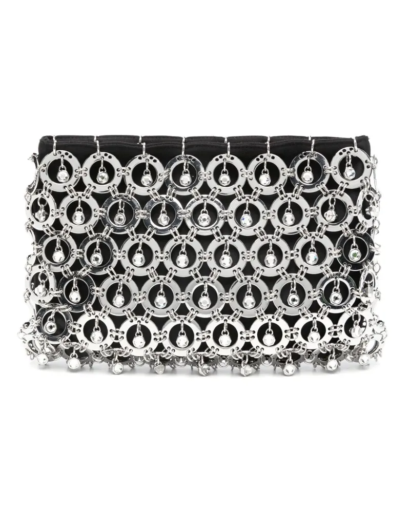 Paco Rabanne Clutch mit Scheibe - Schwarz Schwarz