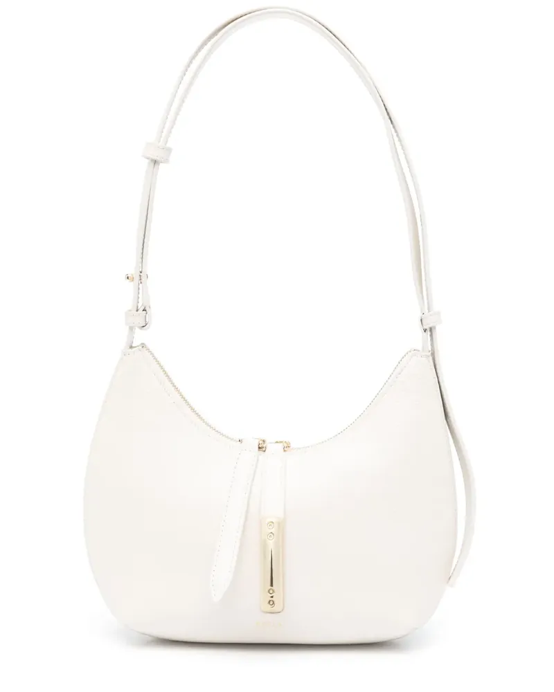 Furla Goccia Schultertasche - Weiß Weiß