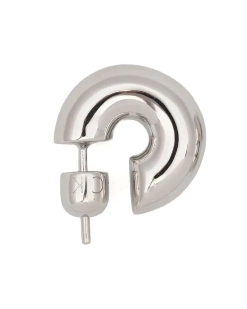 Maria Black Prima chunky hoop earring - Silber Silber