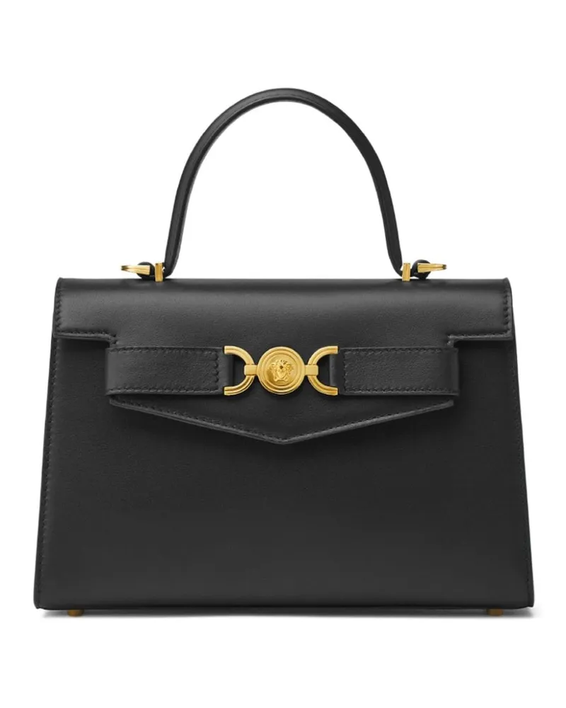 Versace Handtasche aus Leder - Schwarz Schwarz