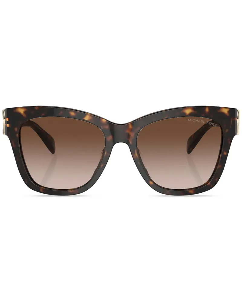 Michael Kors Eckige Empire Sonnenbrille - Grün Grün