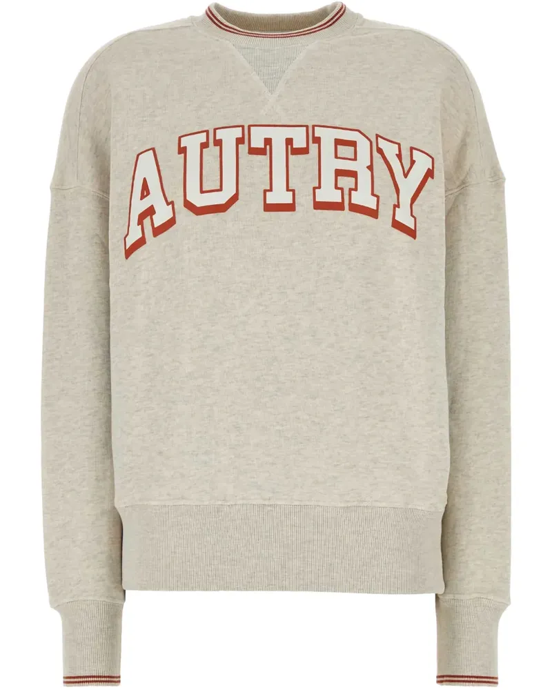 AUTRY Sweatshirt mit Logo-Print - Grau Grau