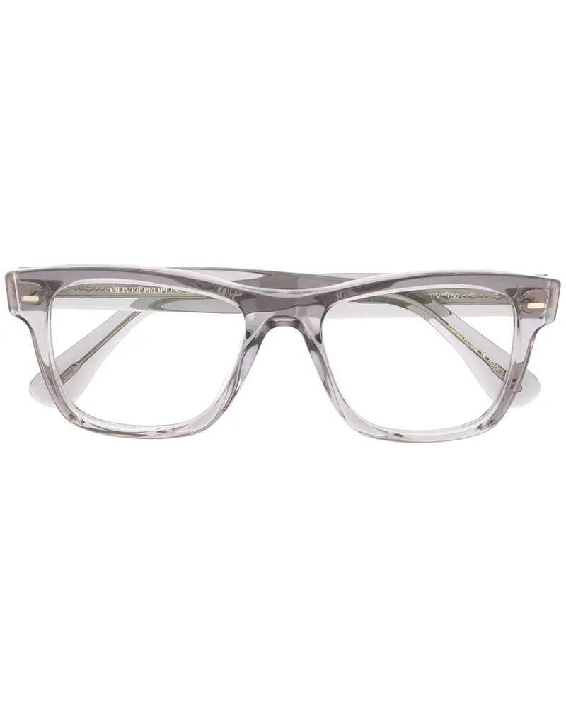 Oliver Peoples Brille mit transparentem Gestell - Grau Grau