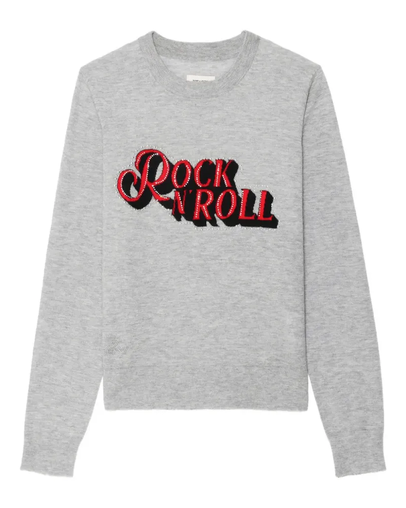 Zadig & Voltaire Verzierter Pullover - Grau Grau
