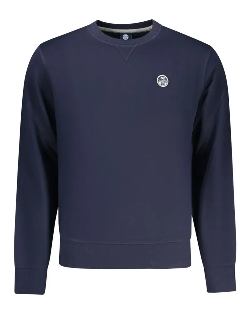 North Sails logo-patch sweatshirt - Blau Blau
