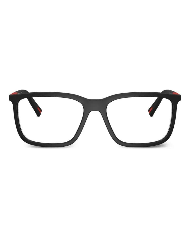 Prada rectangle-frame glasses - Schwarz Schwarz