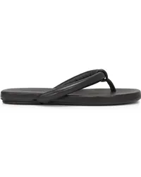 Marsèll Flip-Flops aus Leder Schwarz