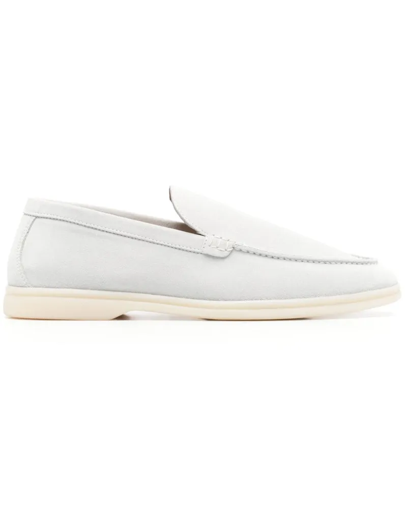 Scarosso Ludovico Loafer aus Wildleder - Nude Nude