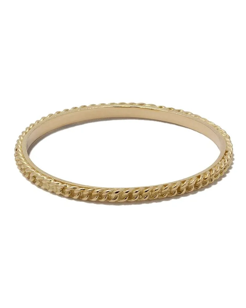 Wouters & Hendrix 18kt Goldring im Ketten-Design Gold