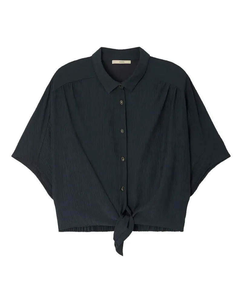 Sessùn Alfassa button-fastening knot-detail shirt - Grün Grün