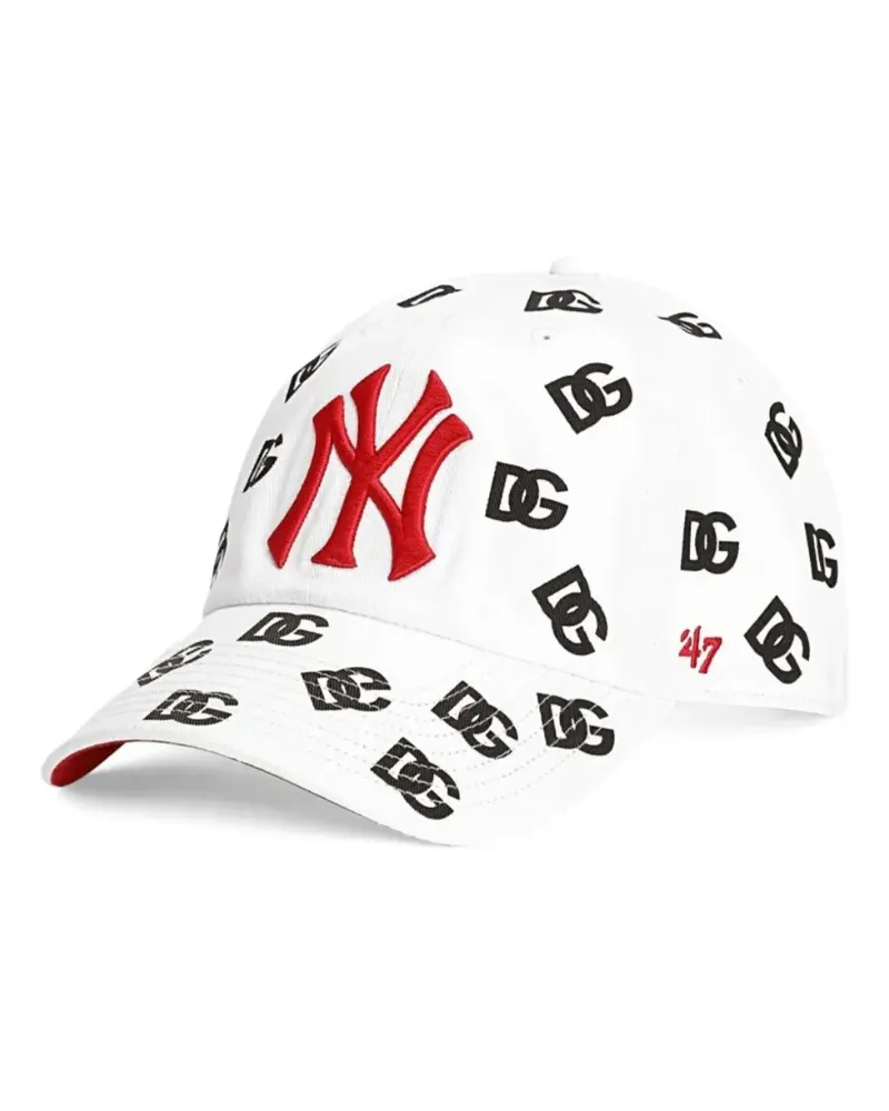 Dolce & Gabbana x ’47 New York Yankees logo-print baseball cap - Weiß Weiß