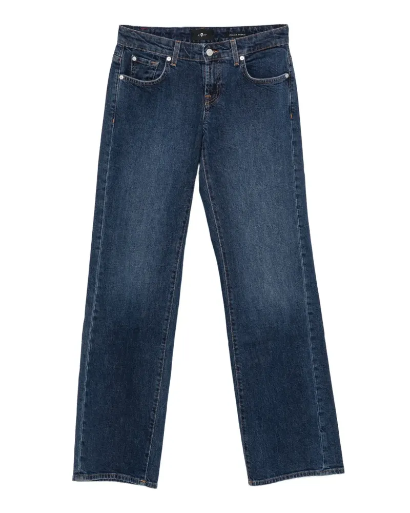 7 for all mankind Low Straight Jeans - Blau Blau