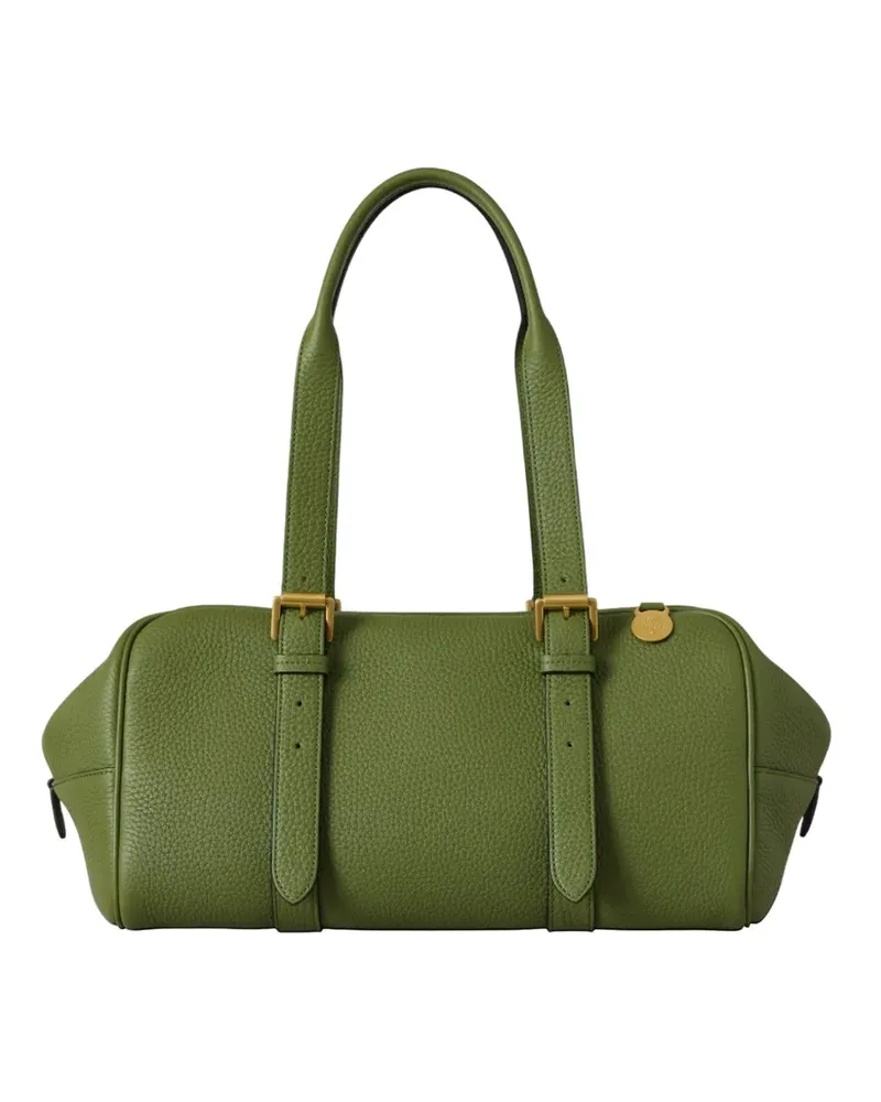 Mulberry logo-charm buckled shoulder bag - Grün Grün