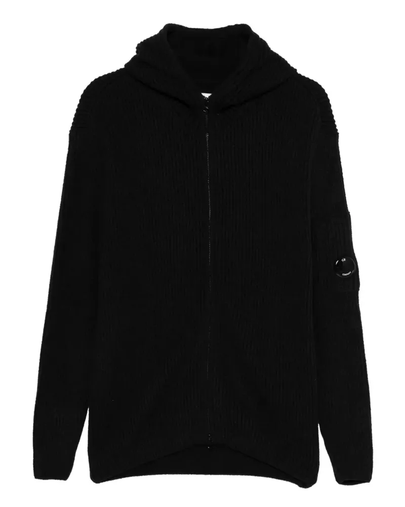 C.P. Company Kapuzenjacke mit Reißverschluss - Schwarz Schwarz
