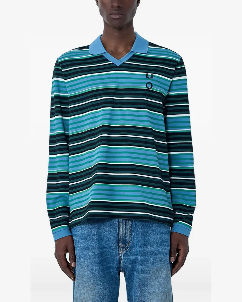 Fred Perry X Craig Green long-sleeve top - Blau Blau