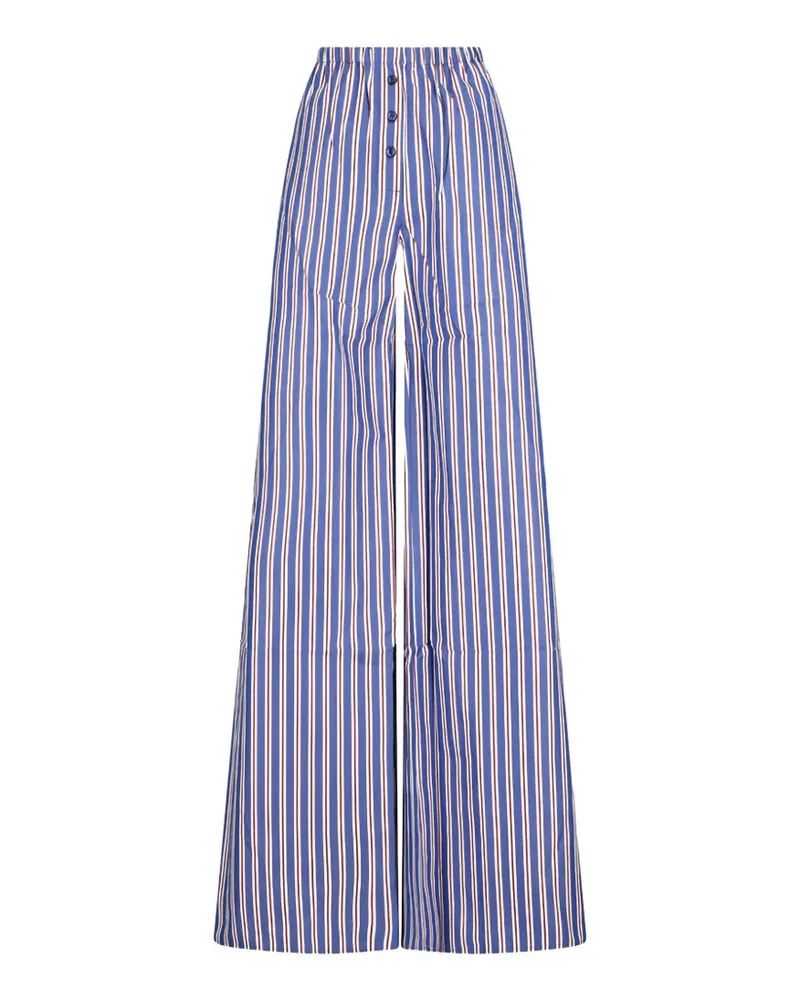 ANDAMANE Lana striped trousers - Blau Blau