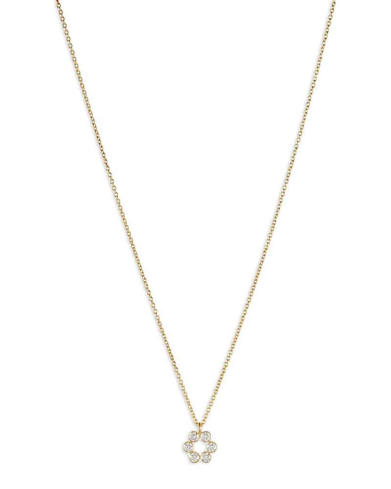 Sophie Bille Brahe 18kt Luna Gelbgoldhalskette mit Diamant-Anhänger Gelb