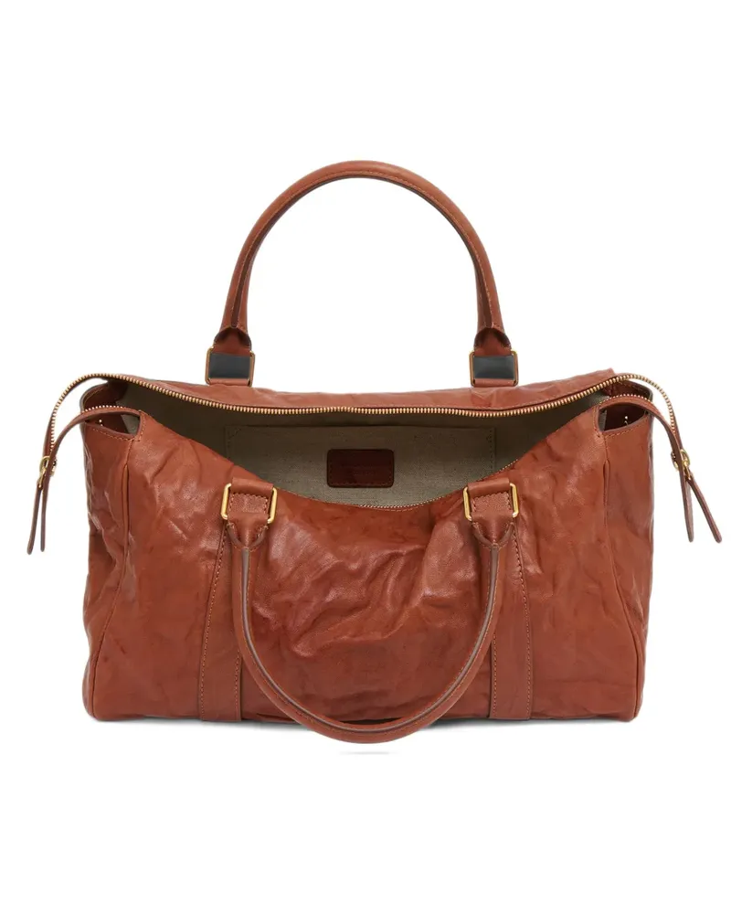 Mansur Gavriel Onda lambskin satchel bag - Braun Braun