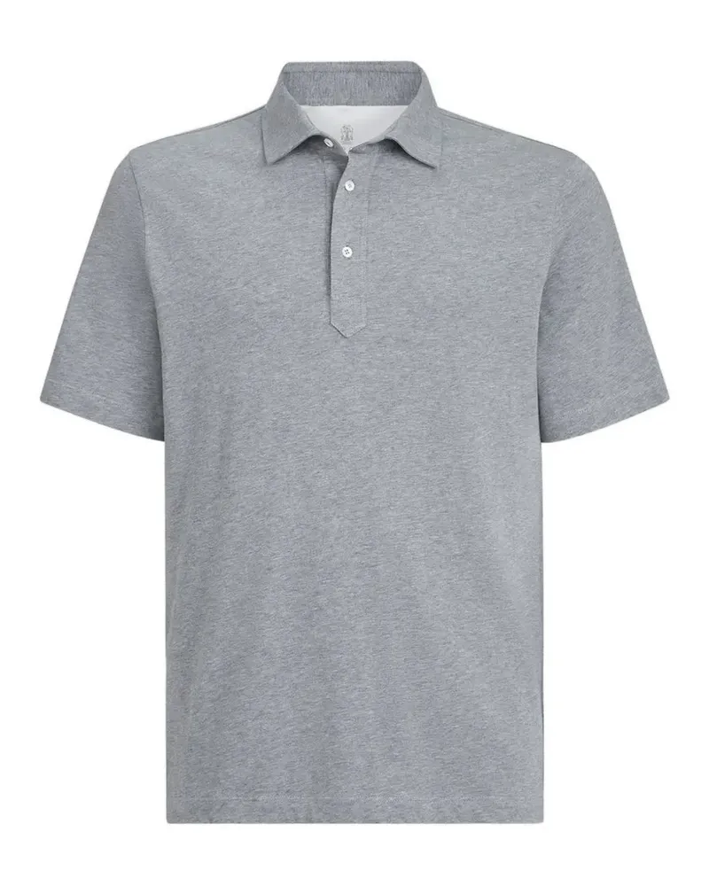 Brunello Cucinelli Klassisches Poloshirt - Grau Grau