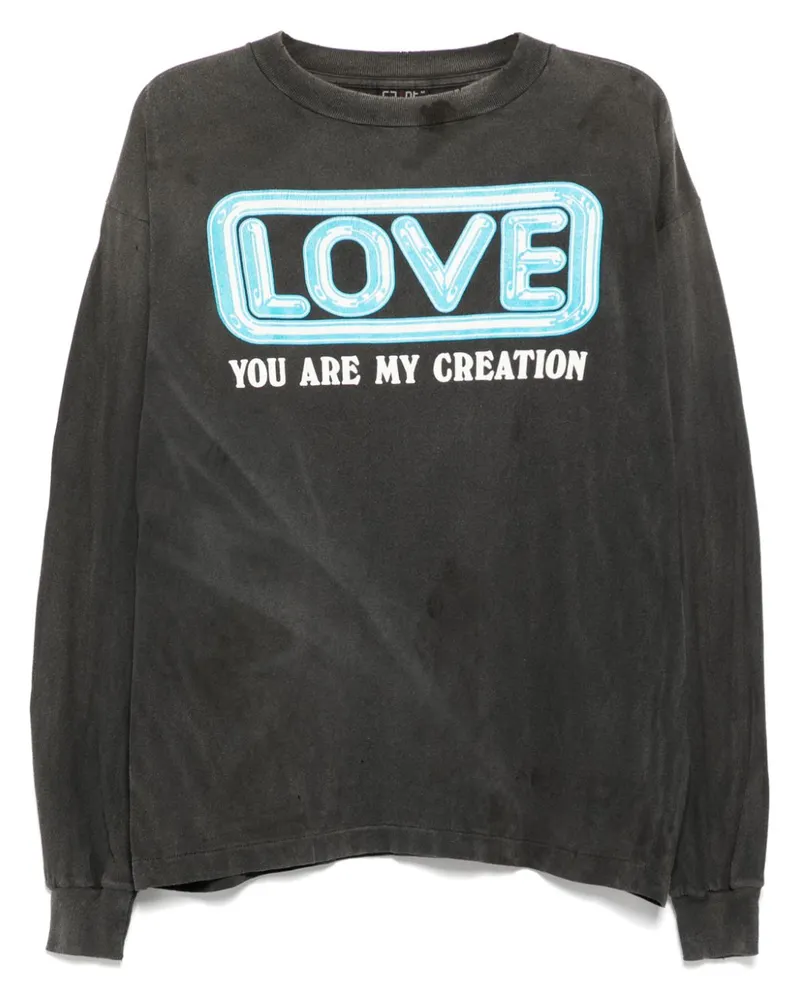 SAINT MXXXXXX Langärmeliges T-Shirt - Grau Grau
