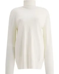 Jil Sander Klassischer Rollkragenpullover Weiß