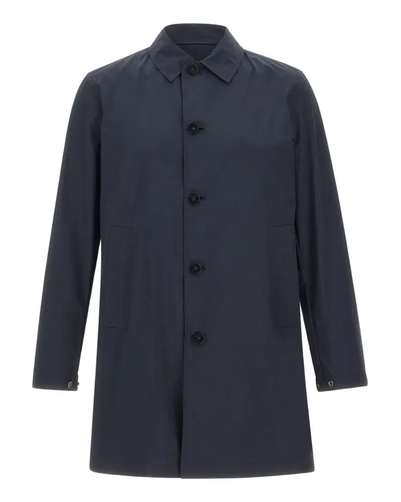 Woolrich button front coat - Blau Blau