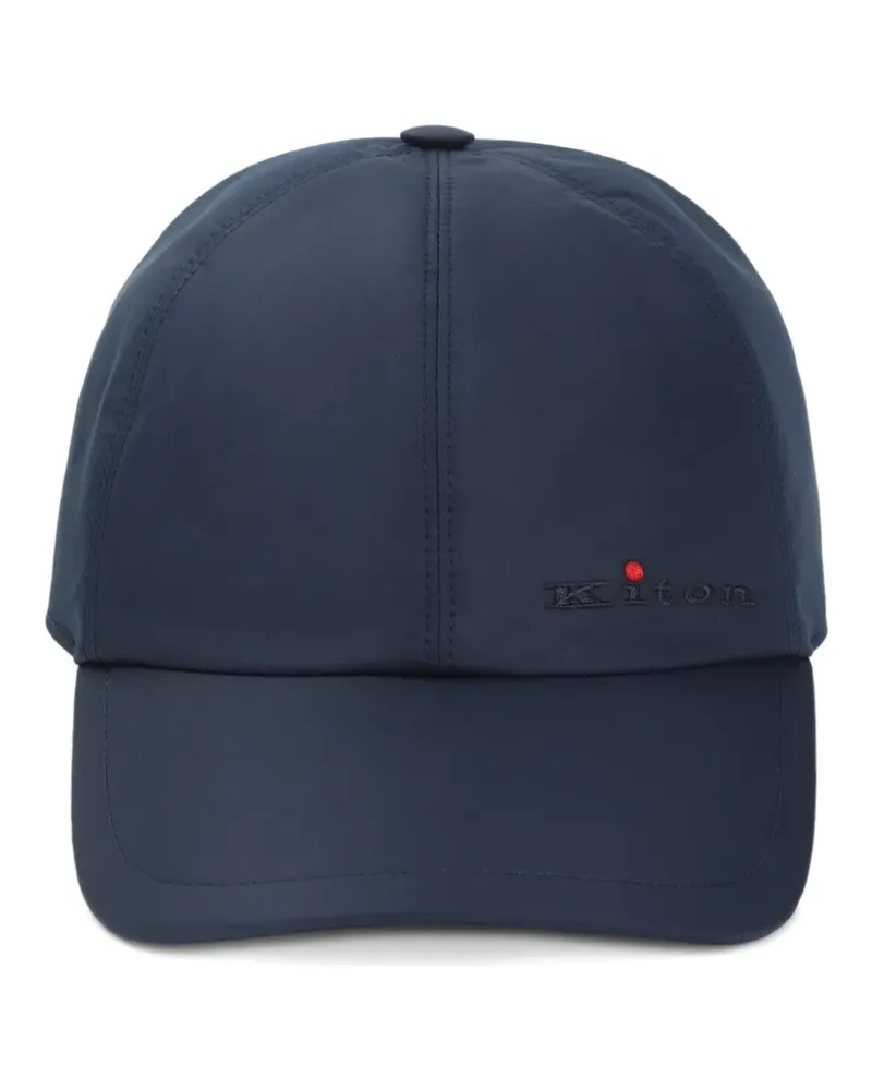Kiton logo-embroidered baseball cap - Blau Blau