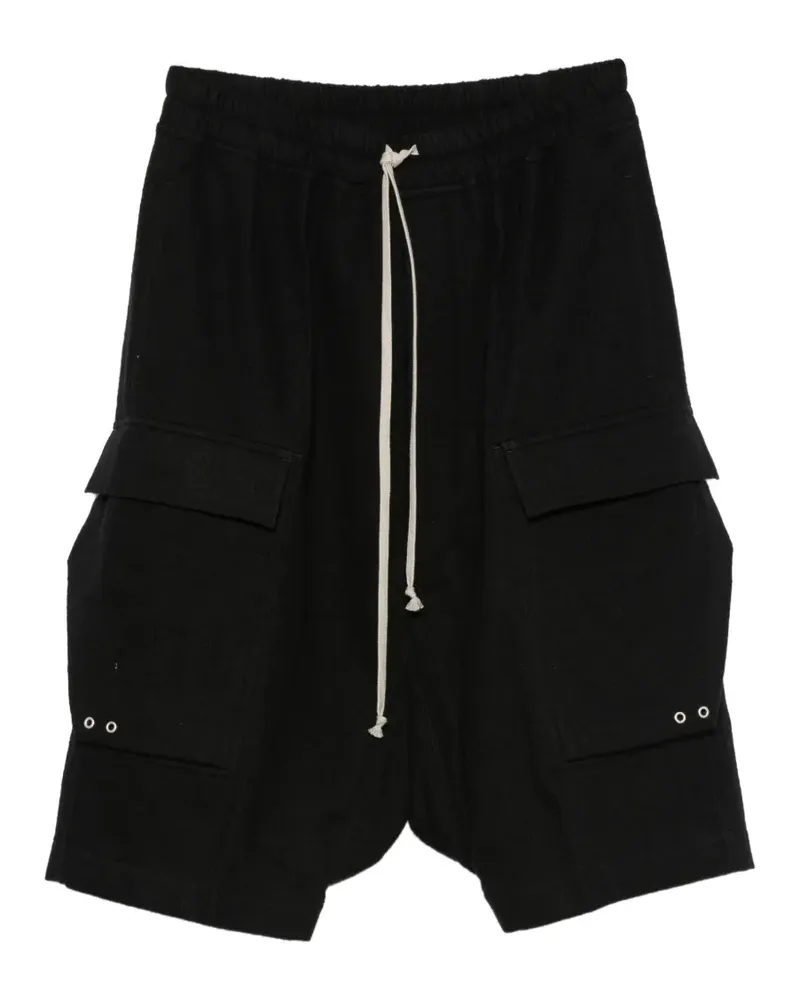 Rick Owens Cargo-Shorts im Baggy-Style - Schwarz Schwarz