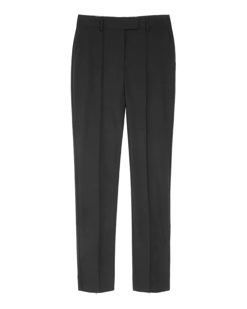 Vera Wang Iowa zip-detail trousers - Schwarz Schwarz