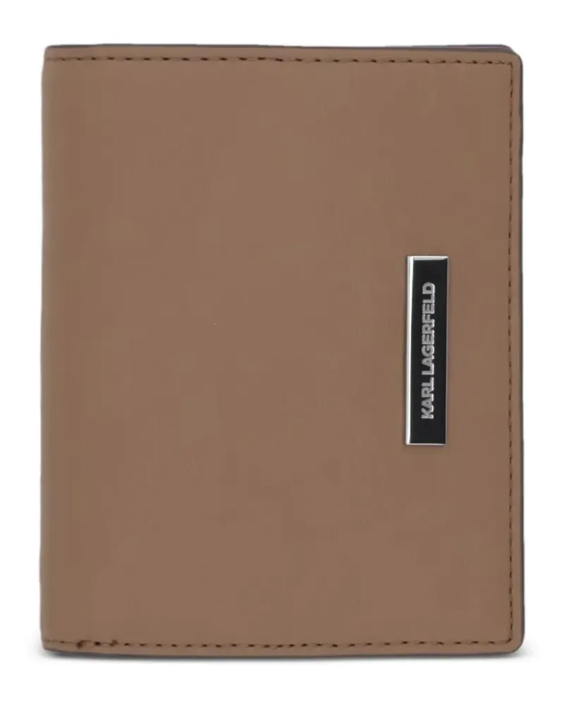 Karl Lagerfeld Portemonnaie mit Applikation - Nude Nude