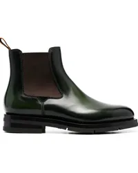 Santoni Klassische Chelsea-Boots Grün