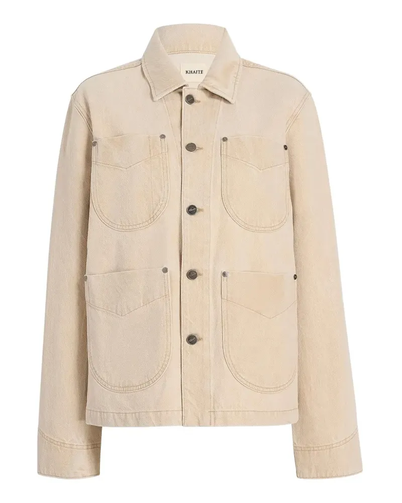KHAITE Wyatt Jacke in Dumas - Nude Nude