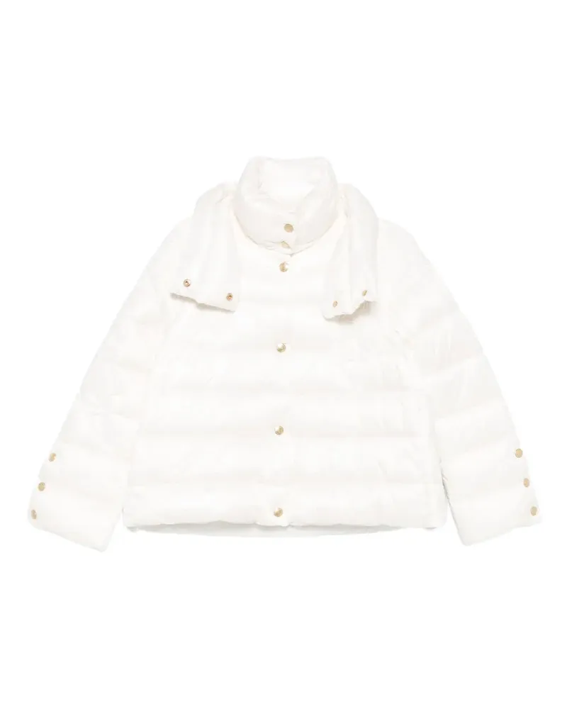 Ermanno Scervino Gefütterte Jacke mit Stehkragen - Weiß Weiß