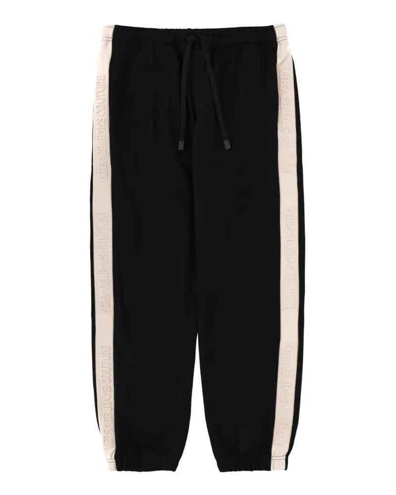 Versace Jeans logo tape track pants - Schwarz Schwarz
